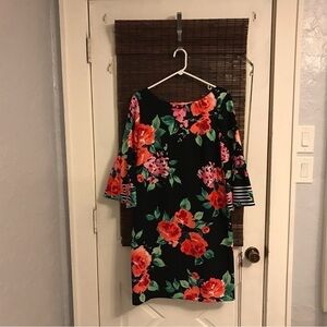 Jessica Howard Knee Length Floral Dress